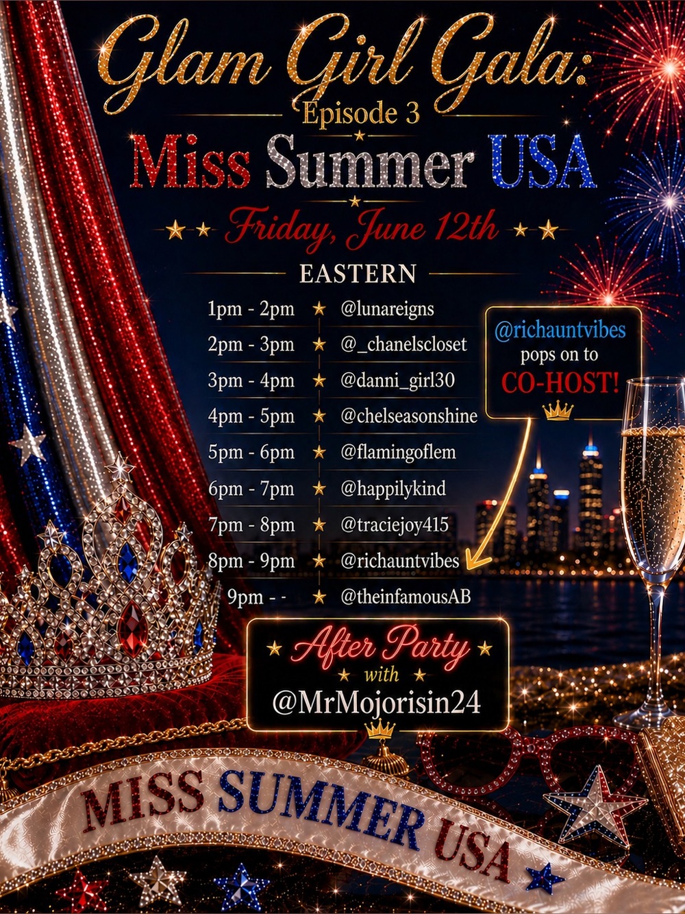 Glam Girl Gala β¨
Live Show Flyer β¨ - Picture 1 of 12